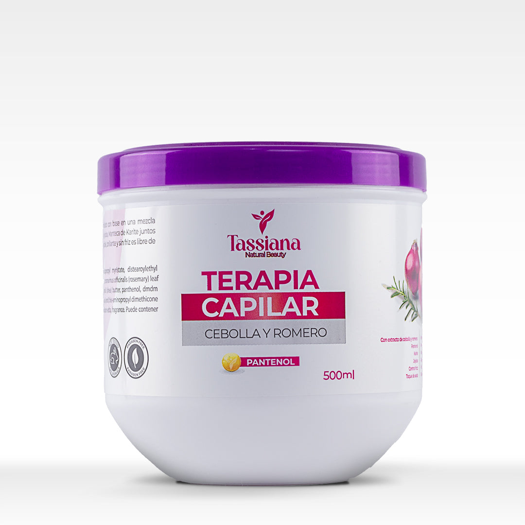 Terapia Capilar de Cebolla y Romero